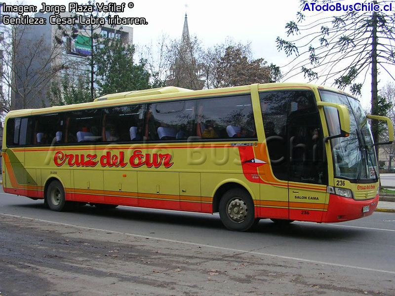 Busscar Vissta Buss LO / Volvo B-12R / Cruz del Sur