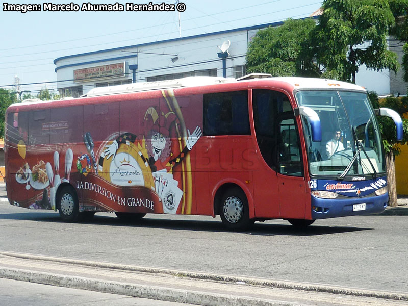 Marcopolo Viaggio G6 1050 / Mercedes Benz OH-1628L / Nueva Andimar (Al servicio de Casino Monticello)