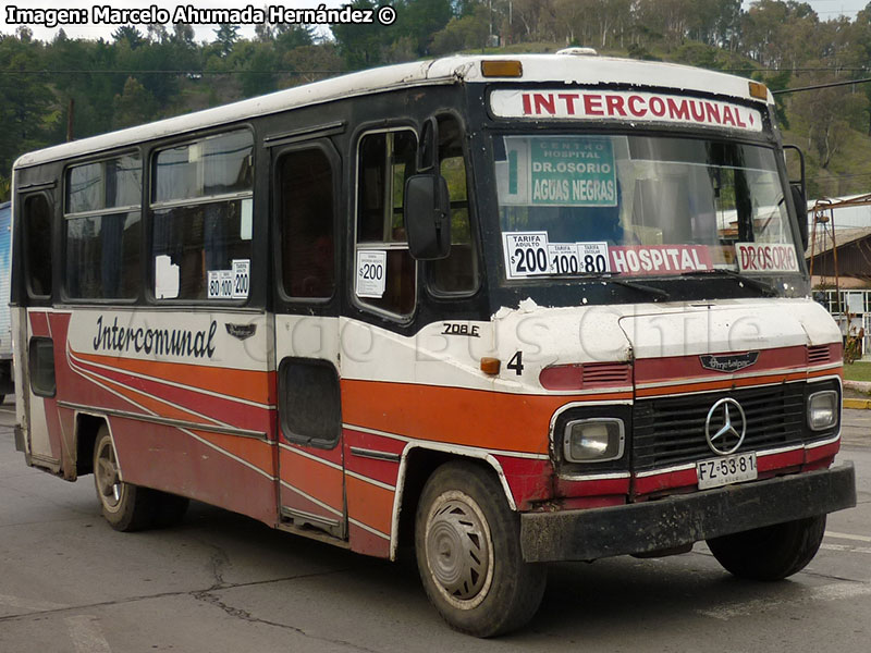 Metalpar Llaima / Mercedes Benz LO-708E / Intercomunal Línea N° 1 (Curicó)