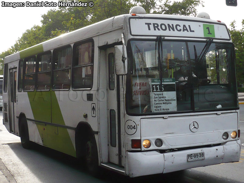 Marcopolo Torino GV / Mercedes Benz OH-1420 / Servicio Troncal 115