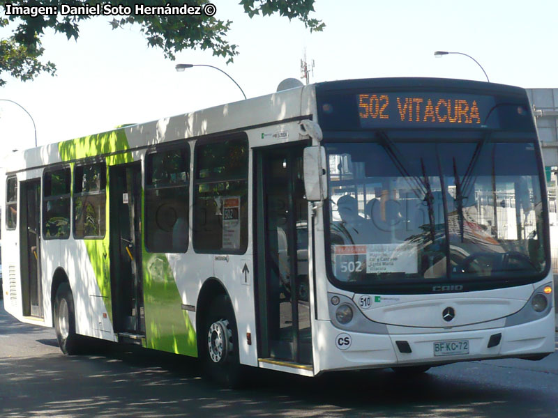 Induscar Caio Mondego H / Mercedes Benz O-500U-1725 / Servicio Troncal 502