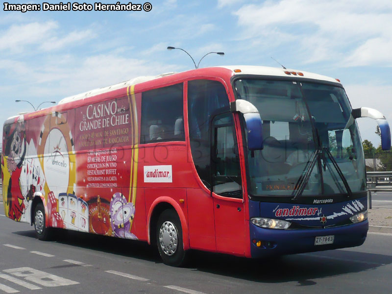 Marcopolo Viaggio G6 1050 / Mercedes Benz OH-1628L / Nueva Andimar (Al servicio de Casino Monticello)