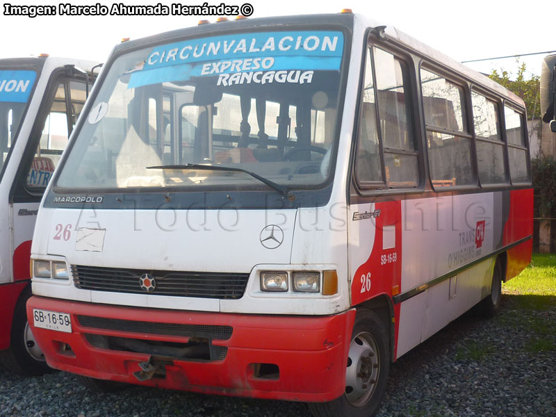 Marcopolo Senior GV / Mercedes Benz LO-814 / Línea 100 Circunvalación (Expreso Rancagua) Trans O'Higgins