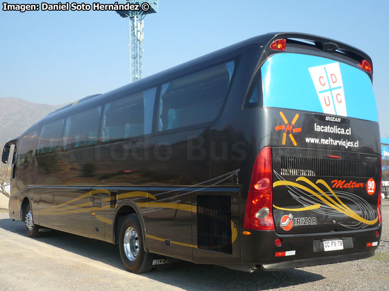 Irizar PB 3.70 / Mercedes Benz O-500RS-1836 / Meltur Viajes (Al servicio del C. D. Universidad Católica)