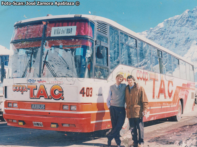 CAMETAL Jumbus II / Arbus SL-701 / Cooperativa de Transportes Automotores de Cuyo (Argentina)