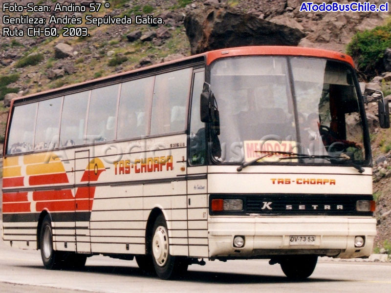 Kässbohrer Setra S-215HD / TAS Choapa