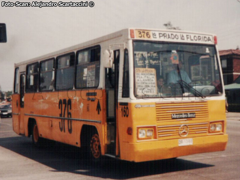 Cuatro Ases PH-11M / Mercedes Benz OF-1115 / Línea N° 376 Lo Prado - La Florida (E.T.P. Centro - La Florida S.A.)