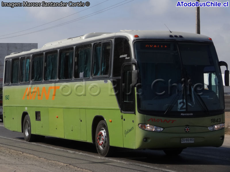 Marcopolo Andare Class 1000 / Scania K-340 / Avant S.A. (Al servicio de CODELCO División El Salvador)