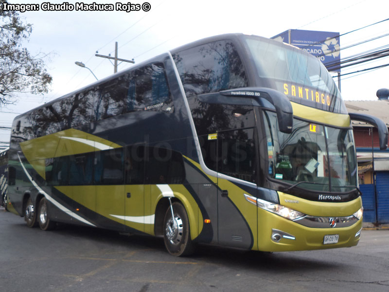 Marcopolo Paradiso G7 1800DD / Volvo B-420R Euro5 / Pullman Gacela Azul