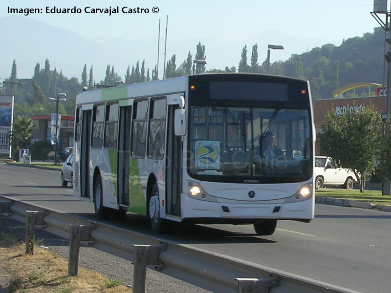 Induscar Caio Mondego H / Mercedes Benz O-500U-1726 / Llegada de unidades al Troncal 5 TranSantiago (Diciembre 2007)