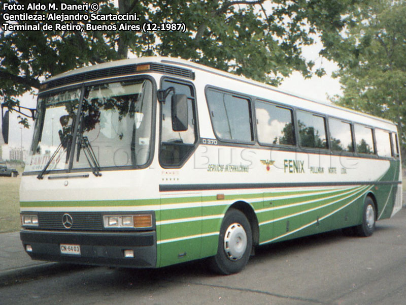 Mercedes Benz O-370RS / Fénix Pullman Norte Ltda. Servicio Internacional Santiago - Buenos Aires