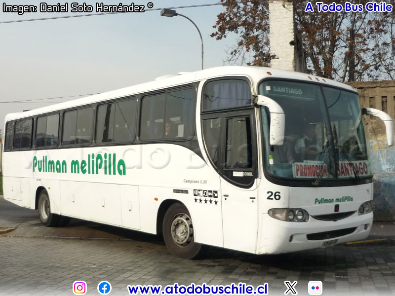 Comil Campione 3.25 / Mercedes Benz OF-1721 / Pullman Melipilla