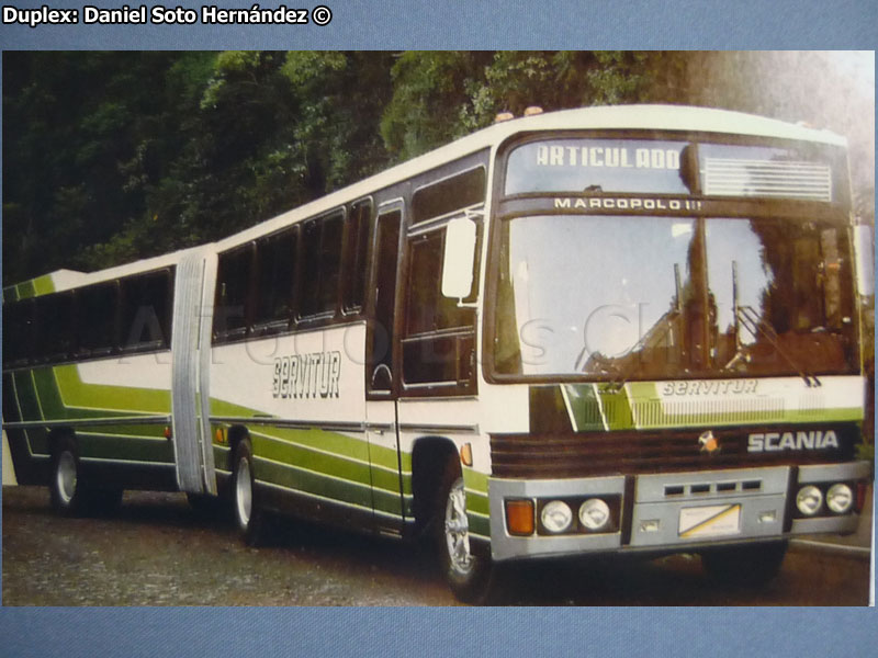 Marcopolo III Articulado / Scania B-111 / Servitur (Brasil)