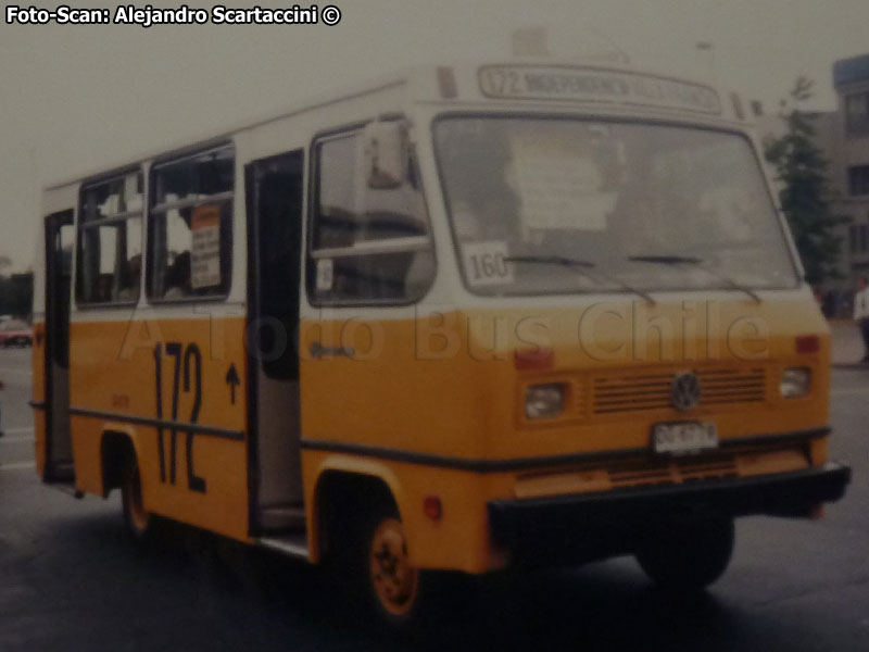 Cuatro Ases PH-50 / Volkswagen 7-90S / Línea N° 172 Villa Francia - Independencia (A.G.D.A. Pila - Recoleta N° 45)