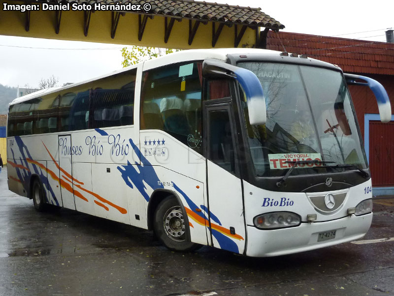 Irizar Century II 3.70 / Mercedes Benz O-400RSE / Buses Bio Bio