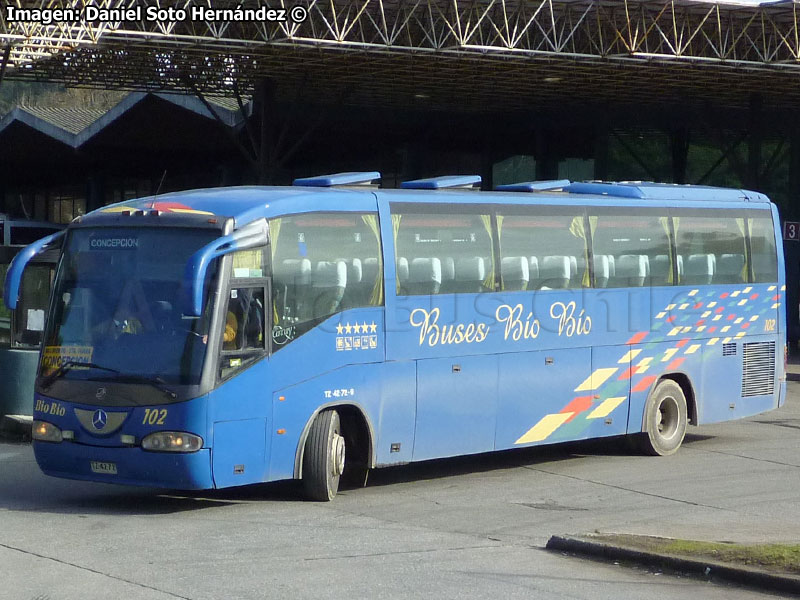 Irizar Century II 3.70 / Mercedes Benz O-400RSE / Buses Bio Bio