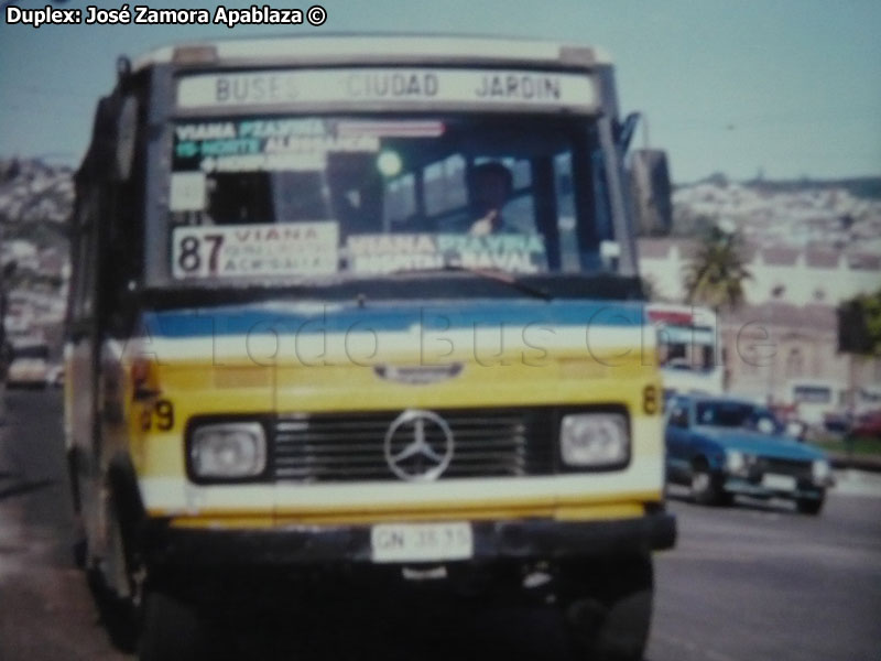 Metalpar Llaima / Mercedes Benz LO-708E / Buses Ciudad Jardín