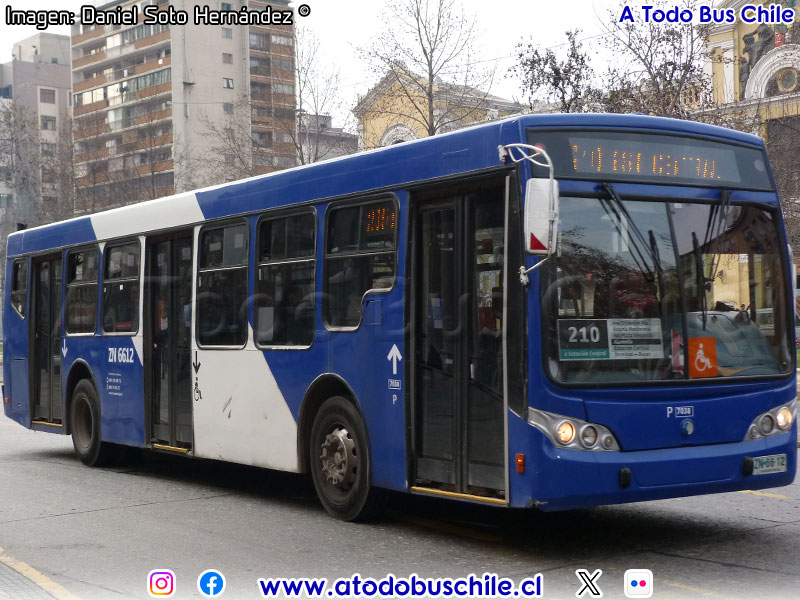 Induscar Caio Mondego L / Volvo B-7R-LE / Servicio Troncal 210 | U-2 SuBus Chile S.A.