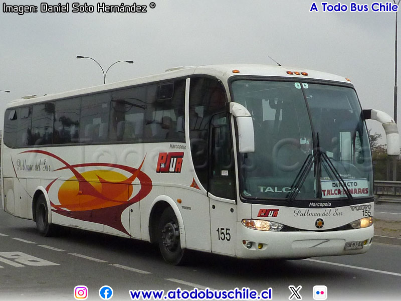 Marcopolo Viaggio G6 1050 / Volvo B-10R / Pullman del Sur