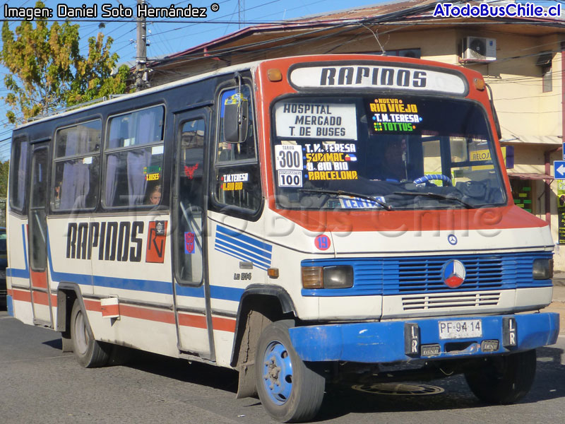 Carrocerías LR Bus / Mercedes Benz LO-814 / Línea N° 10 Rápidos Río Viejo (Chillán)