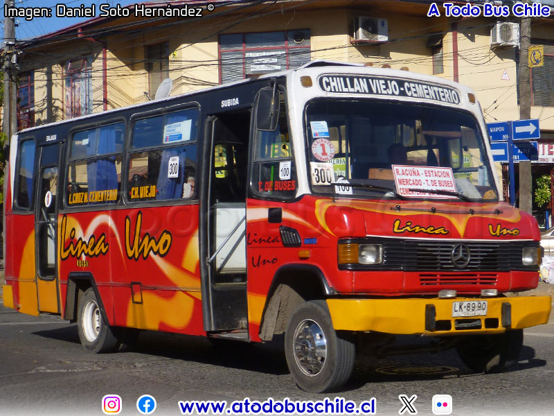 Carrocerías LR Bus / Mercedes Benz LO-809 / Línea N° 1 Chillán