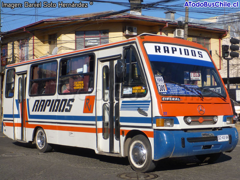 Ciferal Agilis / Mercedes Benz LO-814 / Línea N° 10 Rápidos Río Viejo (Chillán)