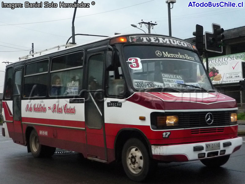 Inrecar / Mercedes Benz LO-812 / Línea 3 Temuco