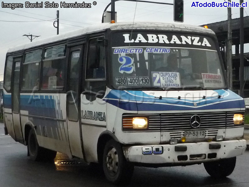 Metalpar Pucará 1 / Mercedes Benz LO-814 / Línea 2 Temuco