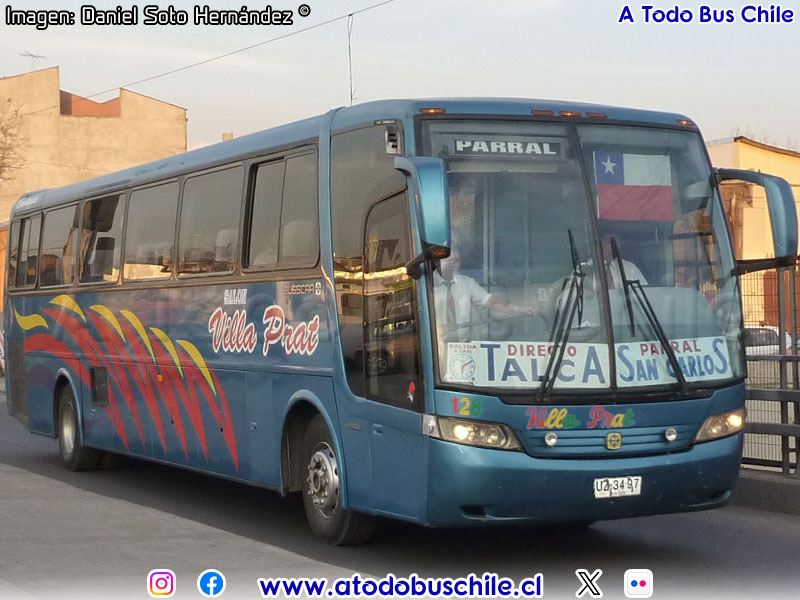 Busscar Vissta Buss LO / Mercedes Benz O-400RSE Eletrônico / Salón Villa Prat