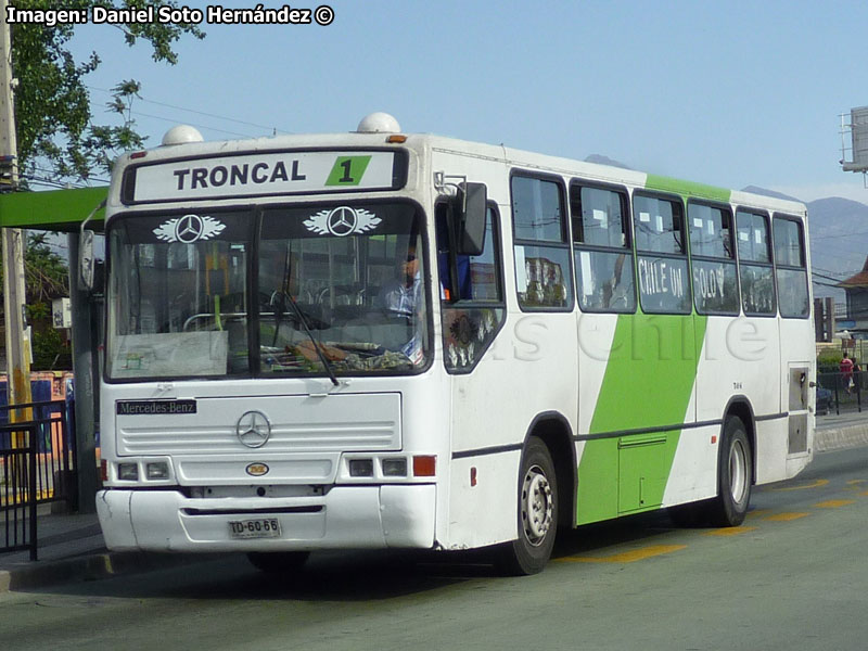 Maxibus Urbano / Mercedes Benz OH-1420 / Ex Unidad Troncal 1 Transantiago