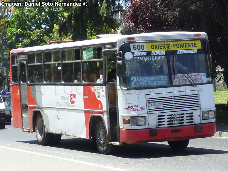 Metalpar Manquehue I / Mercedes Benz OF-1214 / Línea 600 Oriente - Poniente Trans O'Higgins