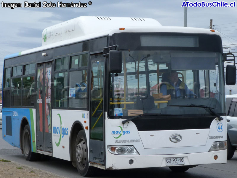 King Long XMQ6891G / Movigas Punta Arenas - Unidad en Tránsito a Servicio