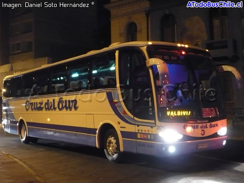 Marcopolo Viaggio G6 1050 / Mercedes Benz O-400RSE Eletrônico / Cruz del Sur