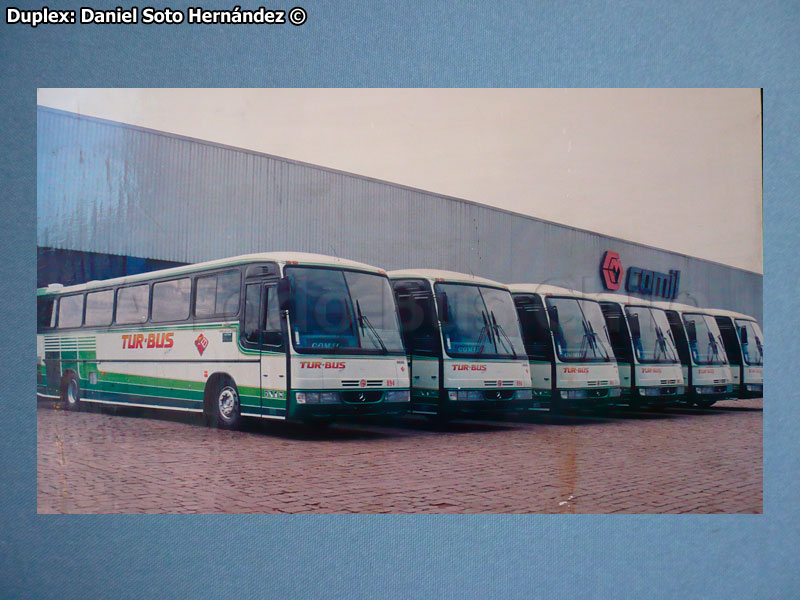 Flota Comil Galleggiante 3.40 / Mercedes Benz O-400RSE / Tur Bus (Planta Comil en Erechim Río do Sul, Brasil 1997)