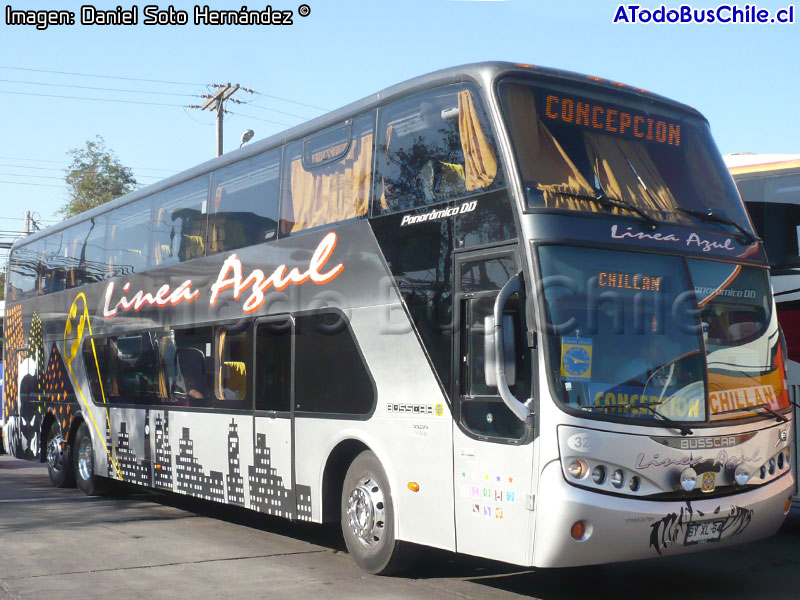 Busscar Panorâmico DD / Volvo B-12R / Línea Azul