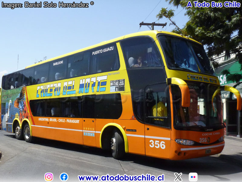Marcopolo Paradiso G6 1800DD / Mercedes Benz O-500RSD-2436 / Crucero del Norte (Argentina)
