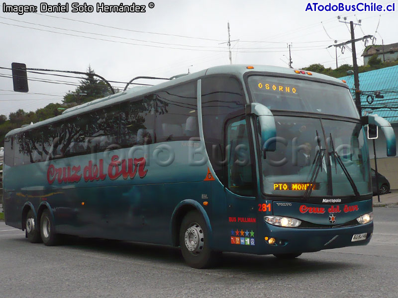 Marcopolo Paradiso G6 1200 / Volvo B-12R / Cruz del Sur