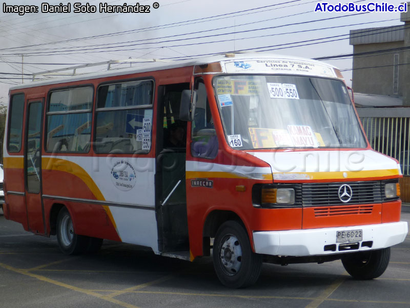 Inrecar / Mercedes Benz LO-814 / Variante F Línea 177 S.A. (Calama)