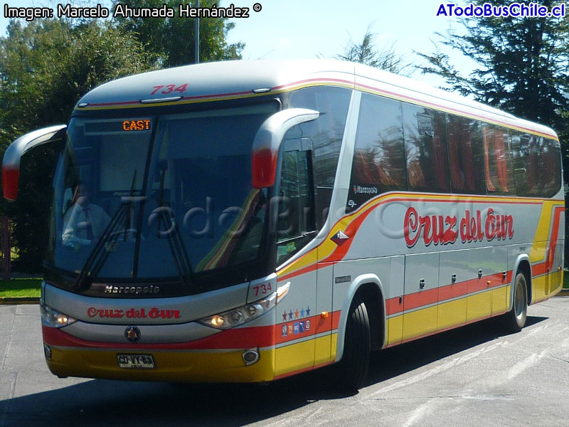 Marcopolo Paradiso G7 1050 / Mercedes Benz O-500RS-1836 / Cruz del Sur