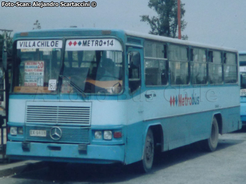 Metalpar Manquehue I / Mercedes Benz OF-1214 / Metrobús Estación Bellavista de La Florida - Villa Chiloé