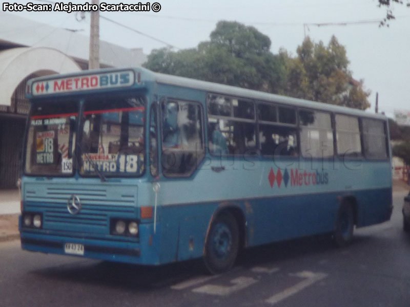 Metalpar Petrohué / Mercedes Benz OF-1115 / Metrobus Línea MB-52 Estación Lo Ovalle - Lo Herrera