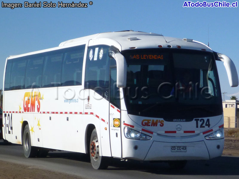 Irizar Century III 3.40 / Mercedes Benz O-500RS-1836 / Géminis (Al servicio de CODELCO División Norte)