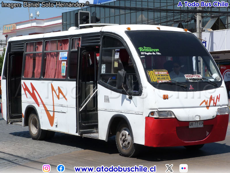 Metalpar Aysén / Mitsubishi FE659HZ6SL / Línea Nº 10 Trans Renacer (San Fernando)