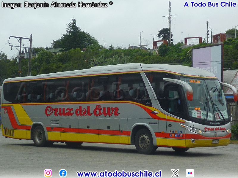 Marcopolo Paradiso G7 1050 / Mercedes Benz O-500RS-1836 / Cruz del Sur