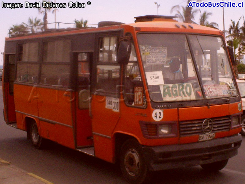 Caio Carolina III / Mercedes Benz LO-708E / Línea N° 113 Arica