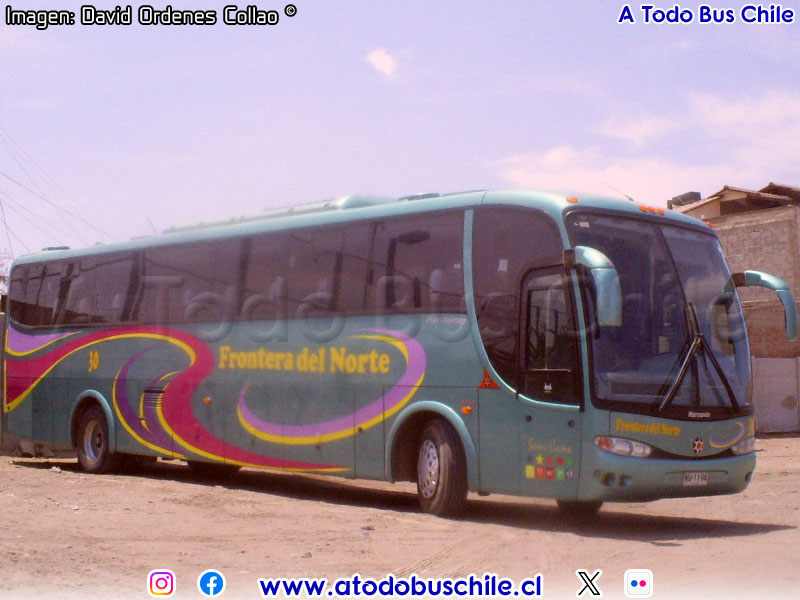 Marcopolo Viaggio G6 1050 / Mercedes Benz O-400RSE Eletrônico / Frontera del Norte