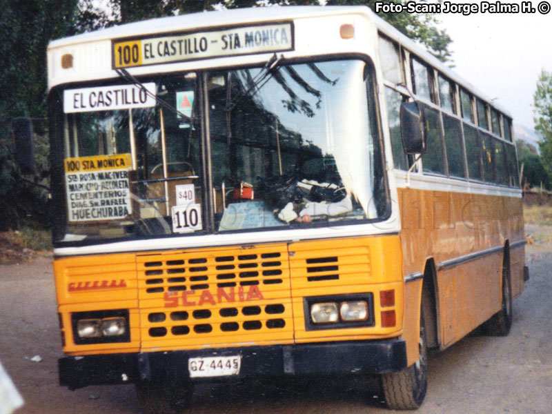 Ciferal Tocantins / Scania B-111 / Línea Nº 100 El Castillo - Santa Mónica (San Cristóbal - La Granja S.A.)