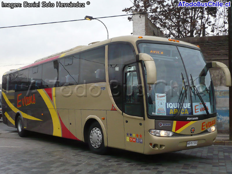 Marcopolo Viaggio G6 1050 / Scania K-340 / Buses Evans