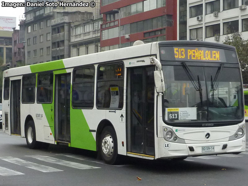 Induscar Caio Mondego H / Mercedes Benz O-500U-1725 / Servicio Troncal 513