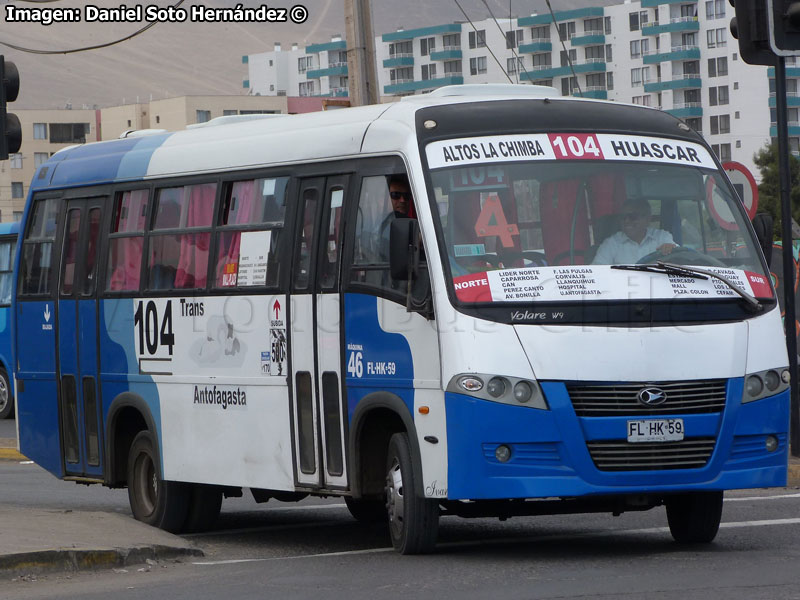 Volare W9 / Agrale MA-9.2 Euro V / Línea Nº 104 Trans Antofagasta